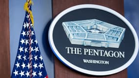 Le logo du Pentagone Ã  Washington le 10 fÃ©vrier 2021