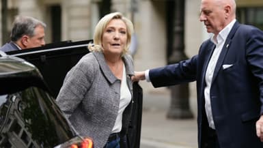 Marine Le Pen Ã  Paris, le 8 juillet 2024