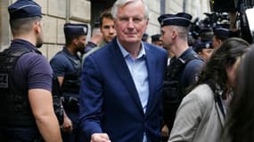 Michel Barnier le 26 juin 2024, aprÃ¨s une rÃ©union d'urgence du bureau politique des RÃ©publicains Ã  Paris