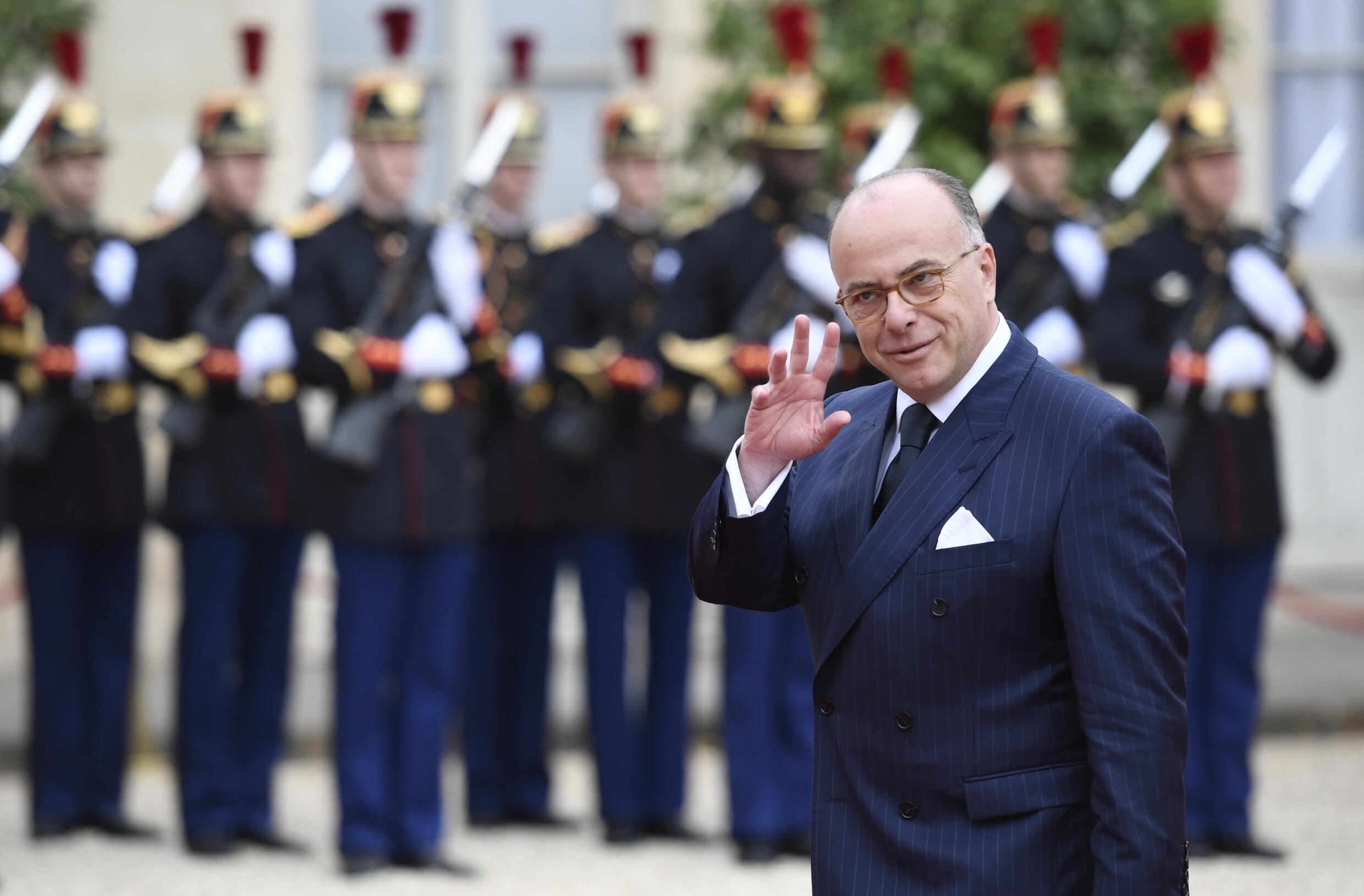 L'ex-Premier ministre Bernard Cazeneuve à l'Élysée, le 14 mai 2017 à Paris.