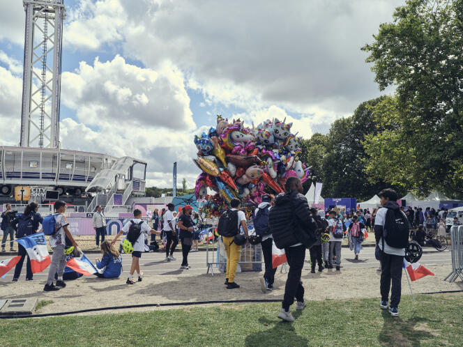 Dans le parc Georges-Valbon, en Seine-Saint-Denis, le 8 septembre 2024.